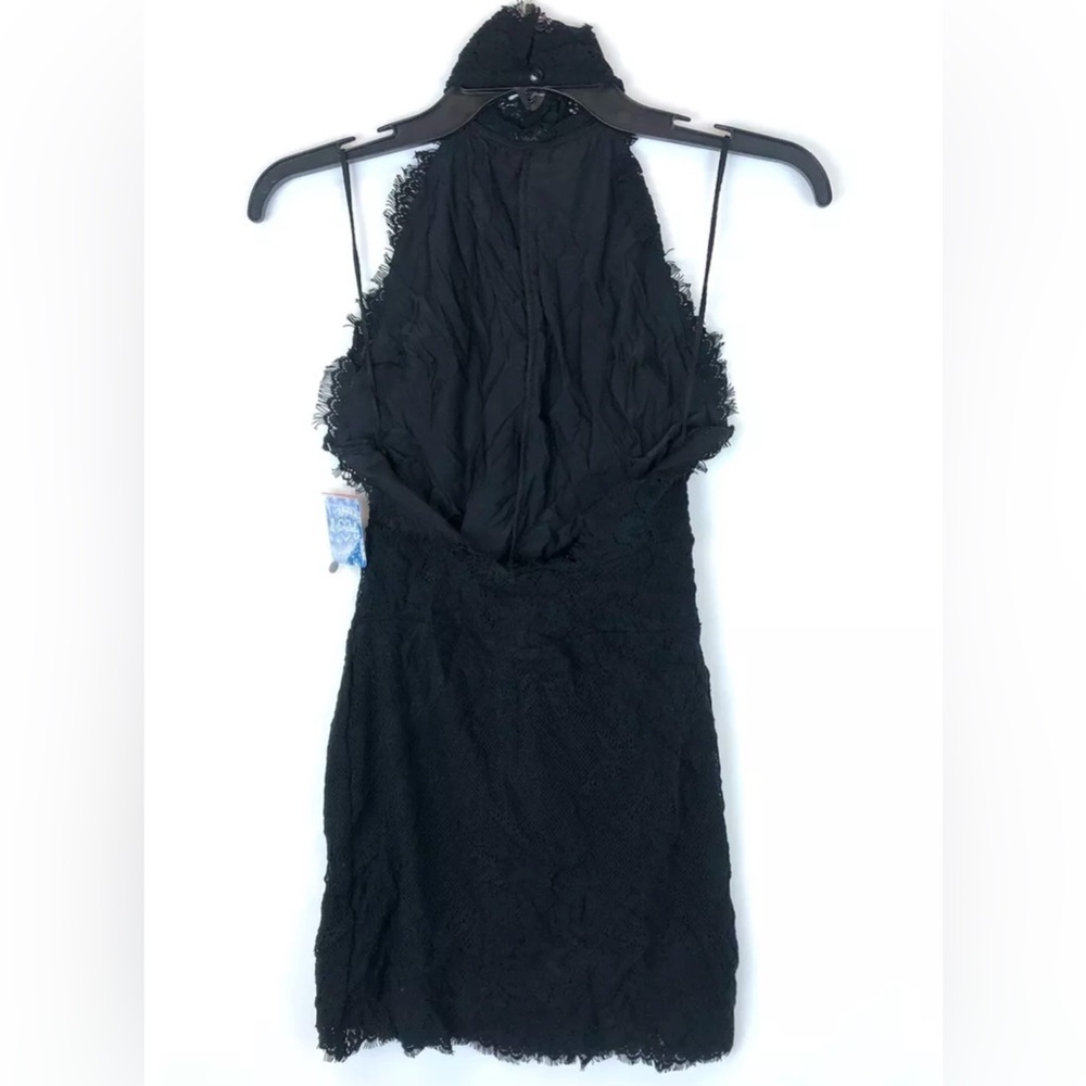 Free People Women’s Size XS Black Halter Mini Dress